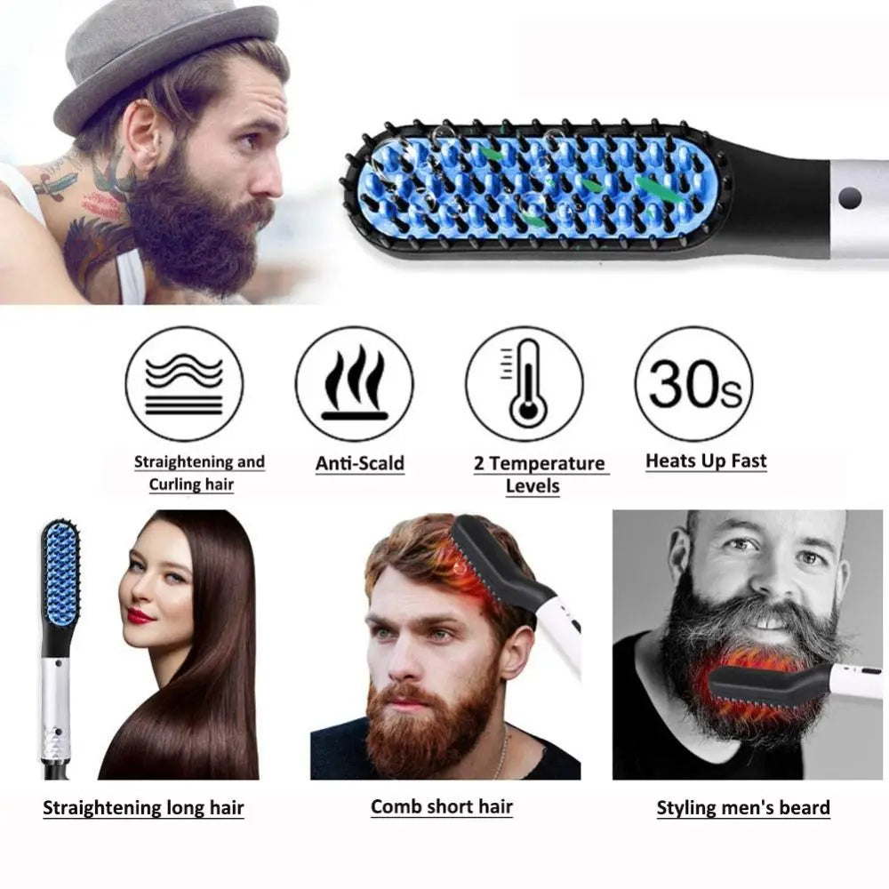 Electric Beard & Hair Straightener