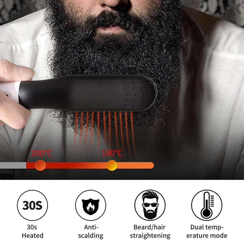 Electric Beard & Hair Straightener