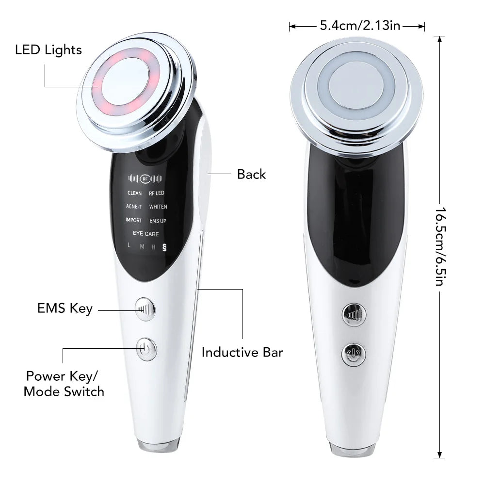 7-in-1 EMS Microсurrent Lifting Device | Skin Tightening & Anti-Aging Tool