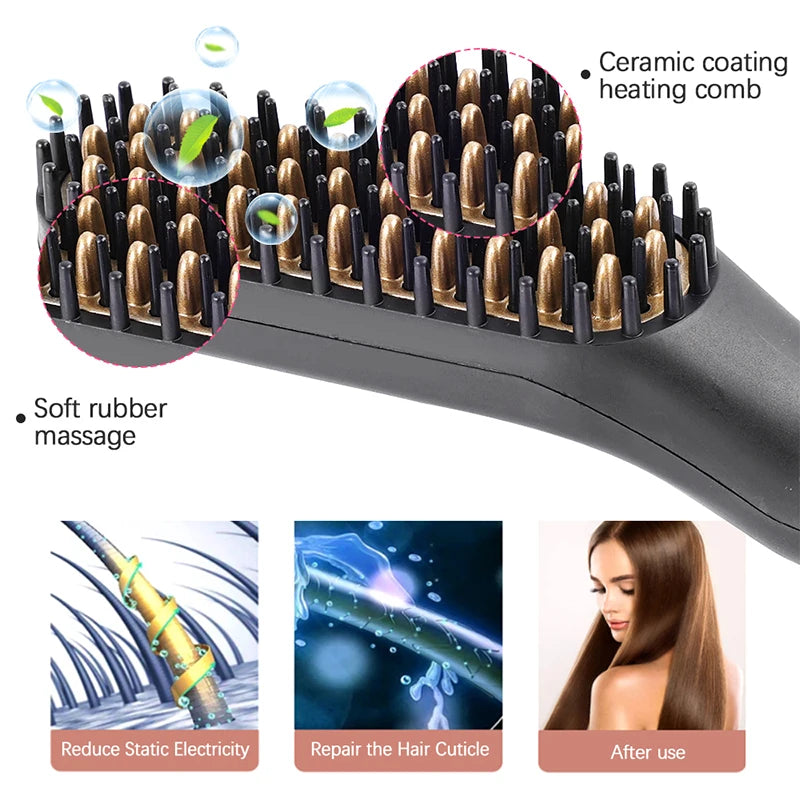 Electric Beard & Hair Straightener